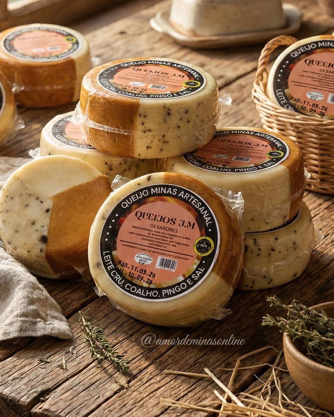 🚚 QUEIJO J.M 03 SABORES