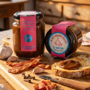 ALHO CARAMELIZADO COM BACON