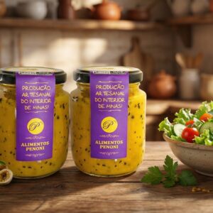 MOLHO GOURMET DE MARACUJÁ COM MOSTARDA