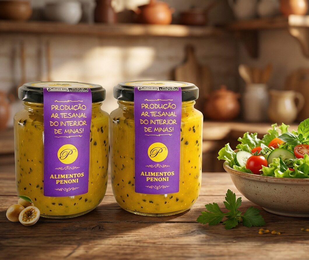 MOLHO GOURMET DE MARACUJÁ COM MOSTARDA