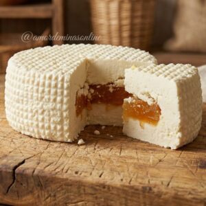 QUEIJO FRESCAL COM DOCE DE MARROM GLACÊ