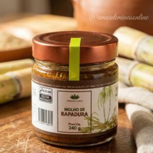 MOLHO DE RAPADURA COM PIMENTA E GENGIBRE