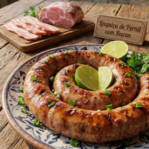 LINGUIÇA ARTESANAL DE PERNIL COM BACON