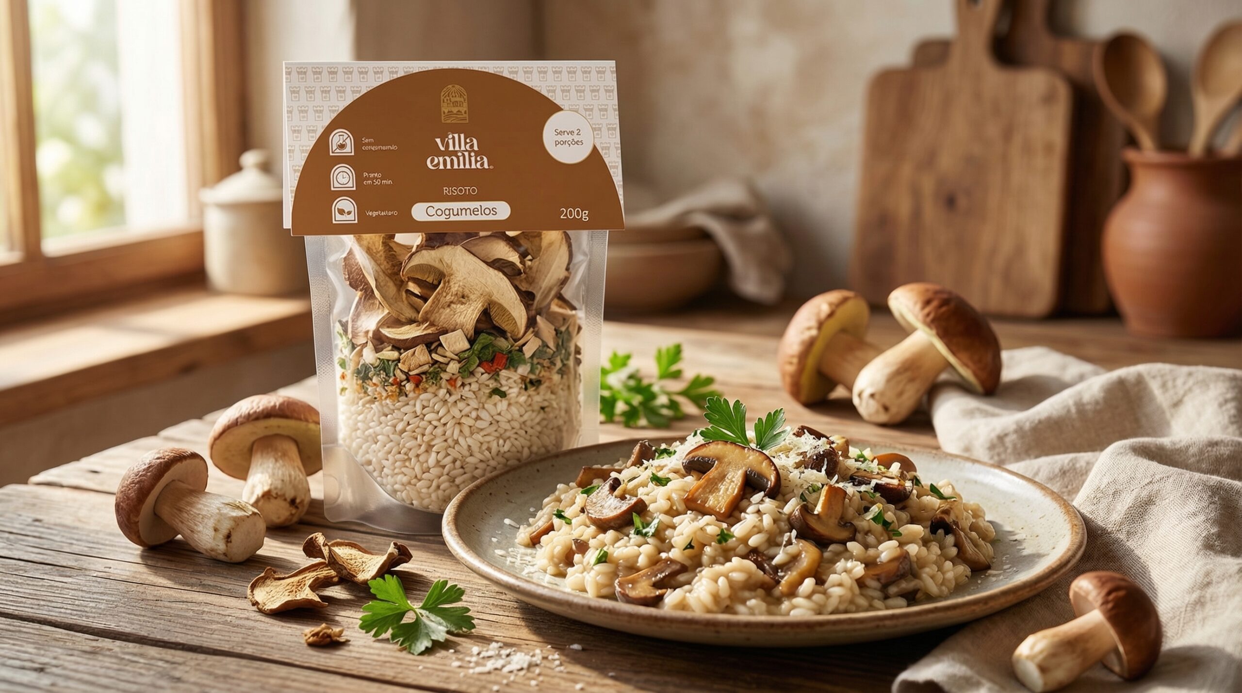 🚚 RISOTO DE COGUMELOS