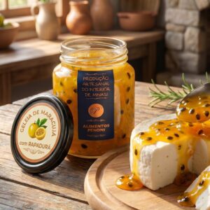 GELEIA GOURMET DE MARACUJÁ COM RAPADURA