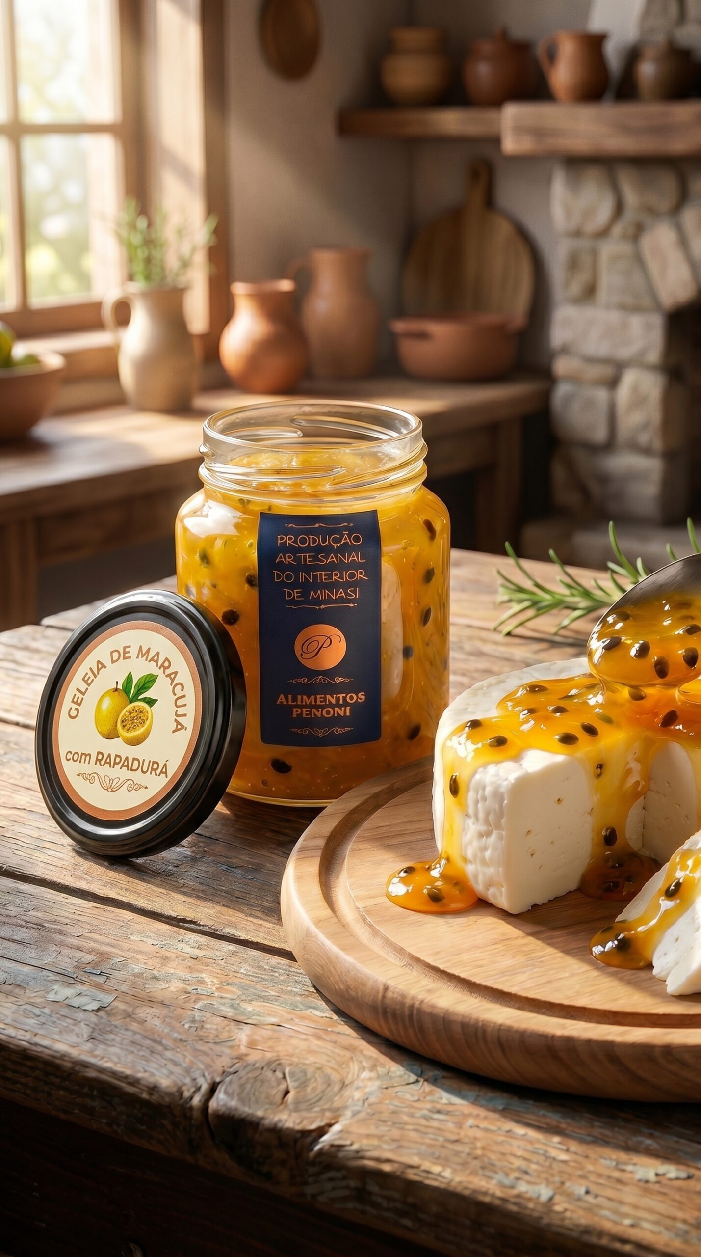 GELEIA GOURMET DE MARACUJÁ COM RAPADURA