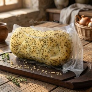 TRANÇA COM ALHO E ORÉGANO