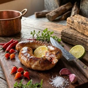 LINGUIÇA ARTESANAL DE PERNIL APIMENTADA