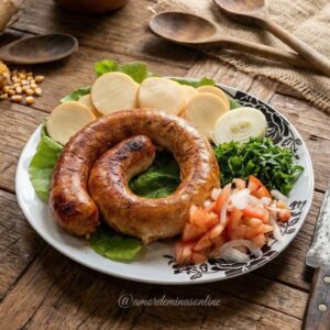 LINGUIÇA ARTESANAL DE PERNIL COM PROVOLONE