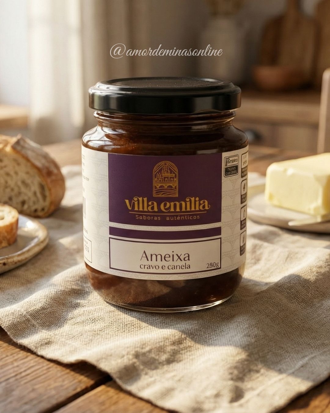 🚚 GELEIA DE AMEIXA CRAVO E CANELA