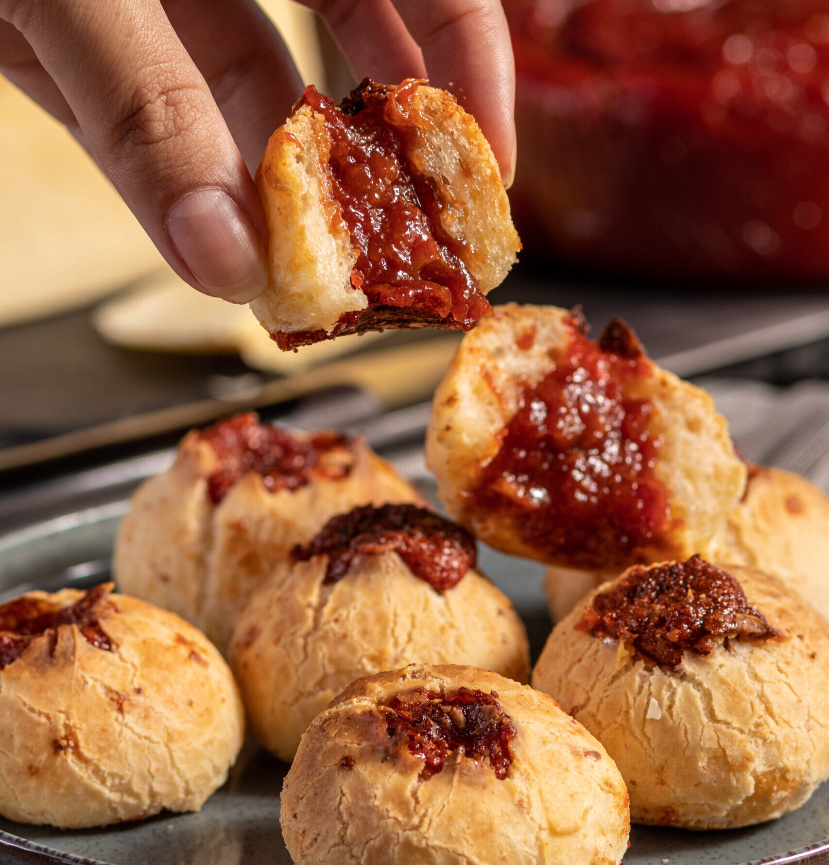PÃO DE QUEIJO RECHEADO