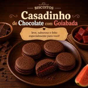 CASADINHO DE CHOCOLATE COM GOIABADA