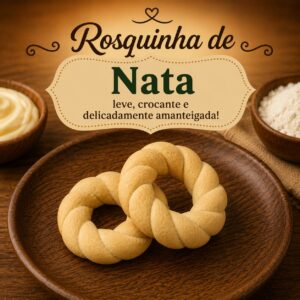 BISCOITO DE NATA COM AÇÚCAR