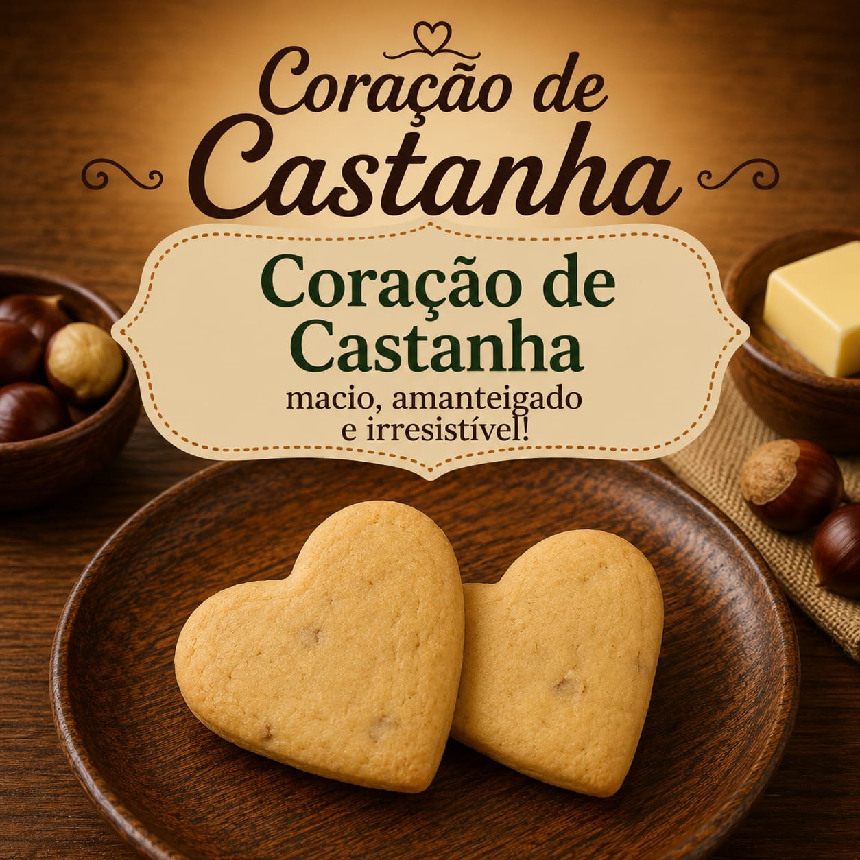 CORAÇÃO DE CASTANHA DE CAJU