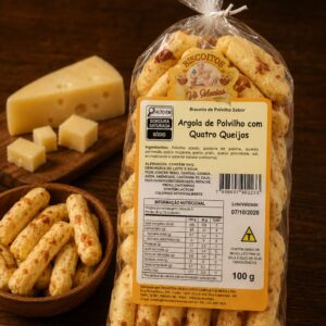 ARGOLA DE QUATRO QUEIJOS