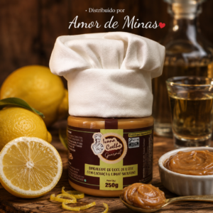 BRIGADEIRO DE DOCE DE LEITE COM CACHAÇA E LIMÃO SICILIANO